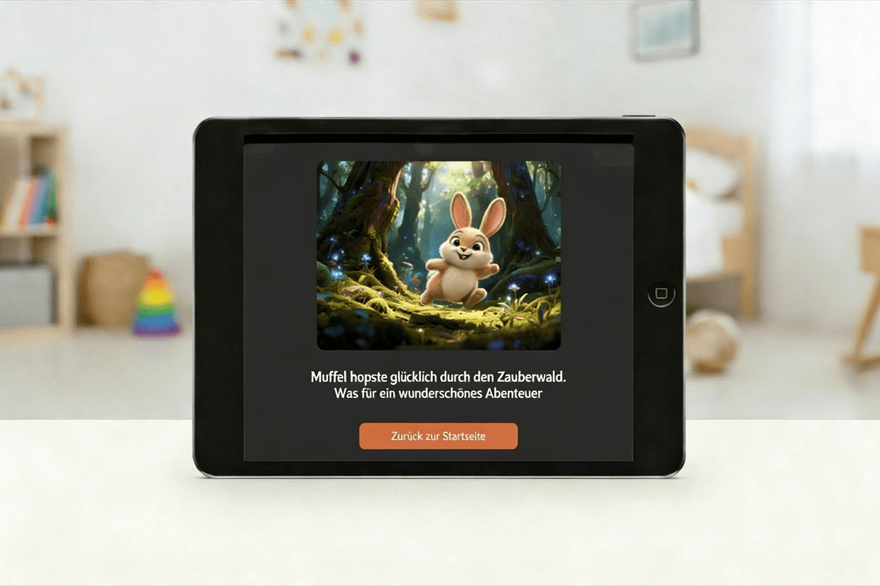 Kinderbuch lesen & geniessen — personalisiertes Kinderbuch in der Zaubergeschichten App
